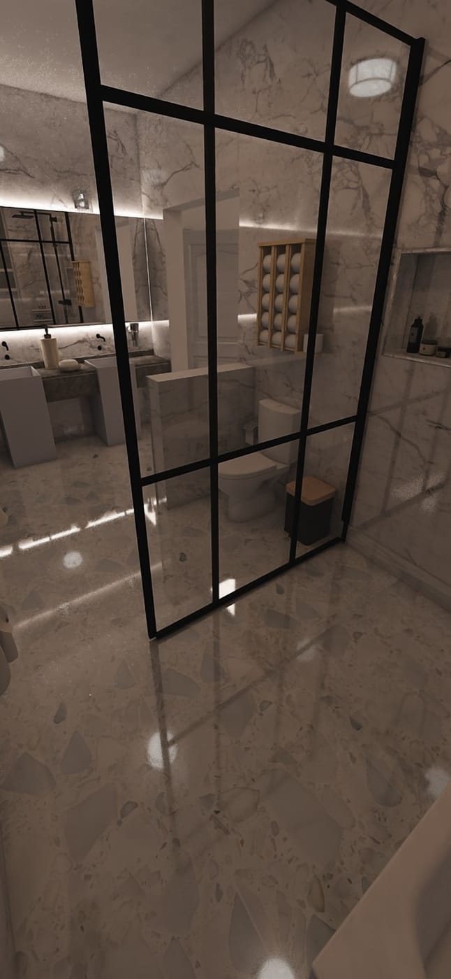 Contemporary bathroom