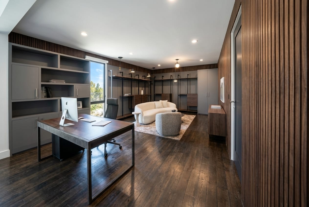 Mid-century home office