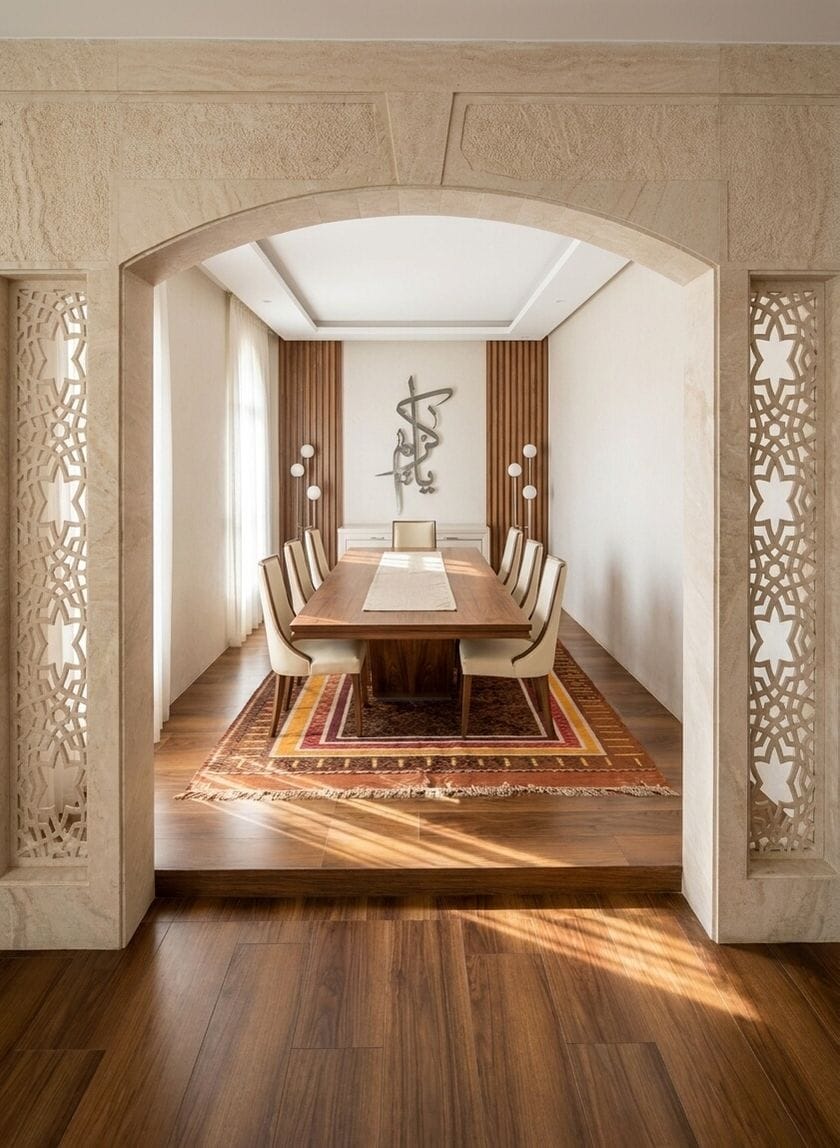 Mediterranean dining room