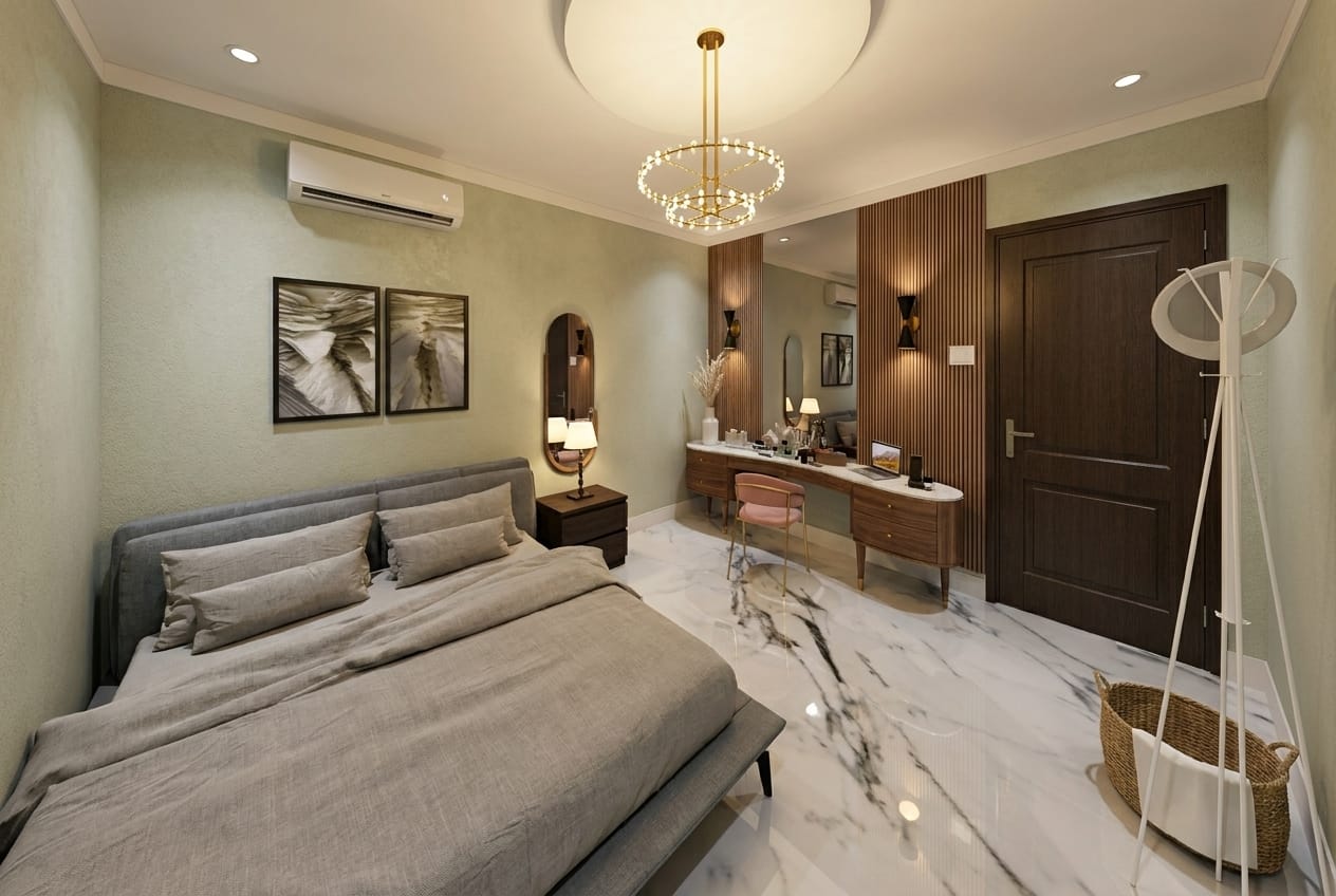 Contemporary bedroom