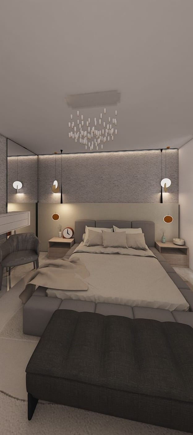 Mid-century bedroom