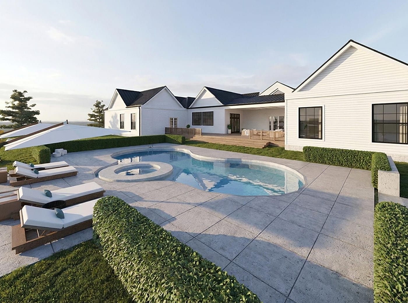 Traditional outdoor space