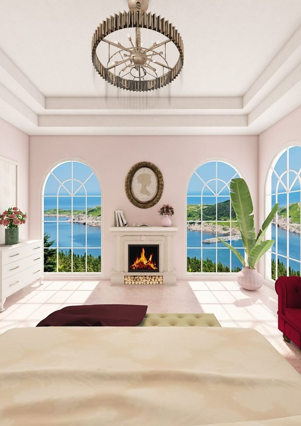 Traditional bedroom