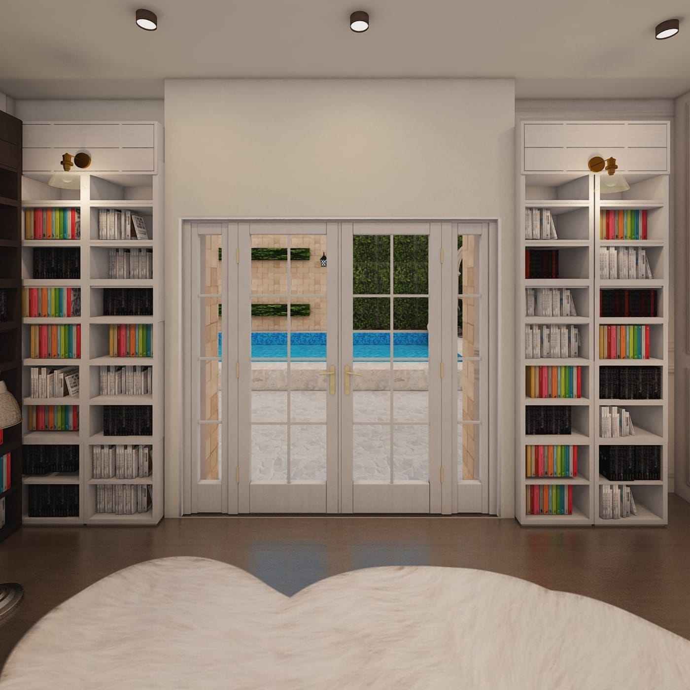 Mid-century living room