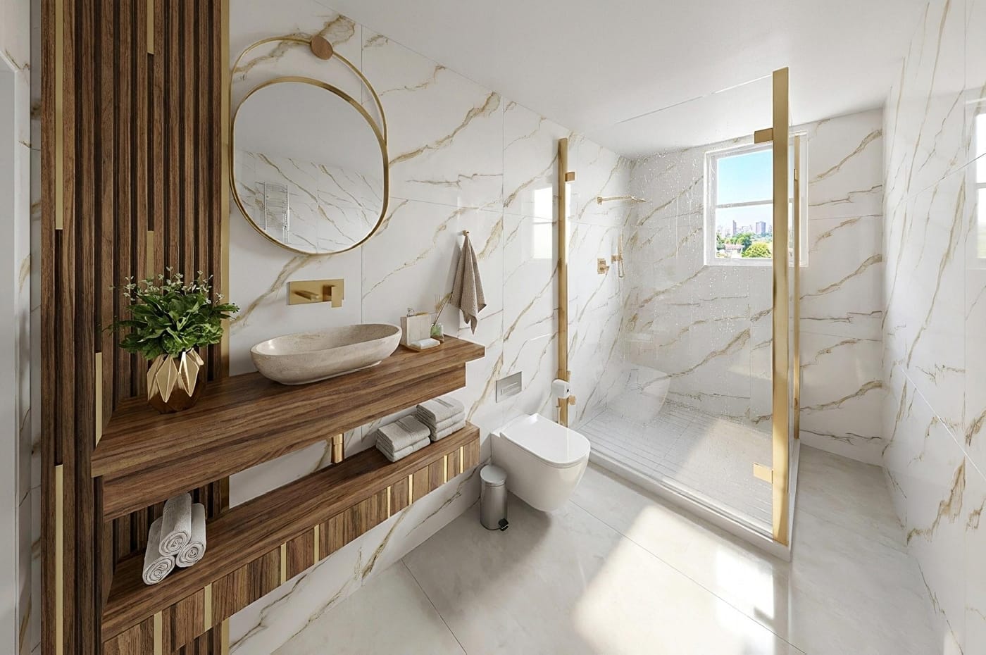 Scandinavian bathroom
