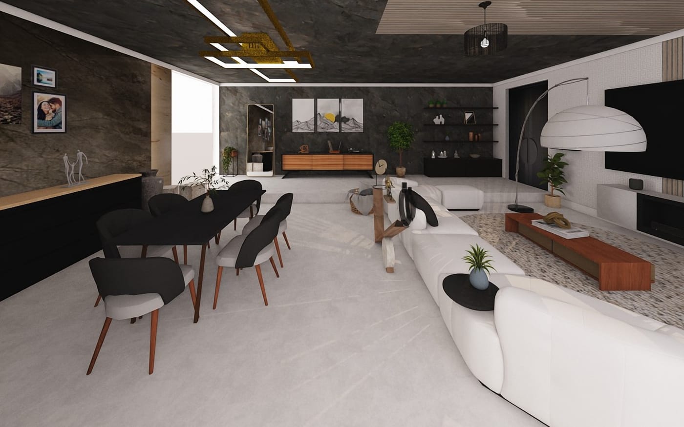 Contemporary living room