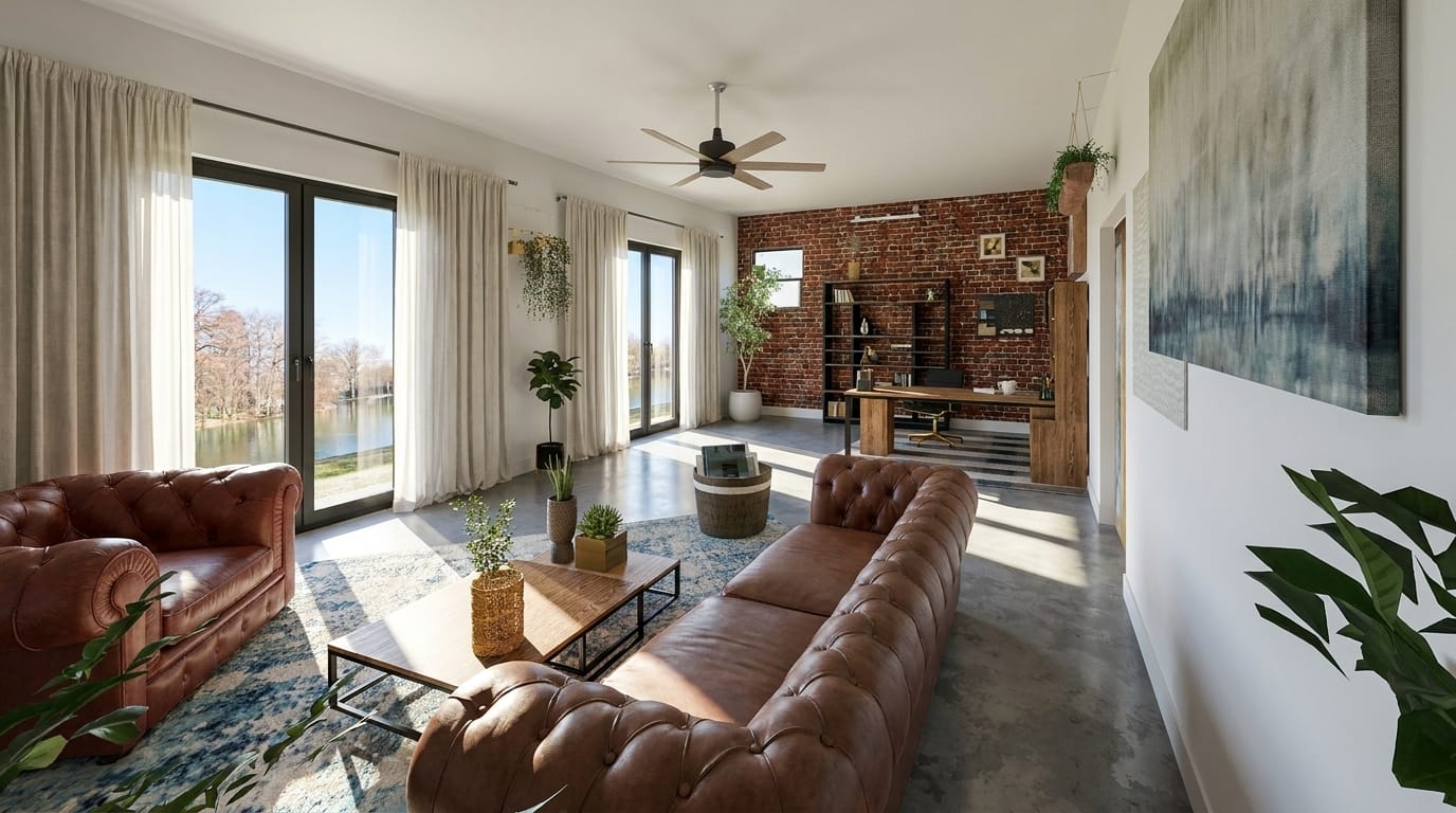Industrial living room