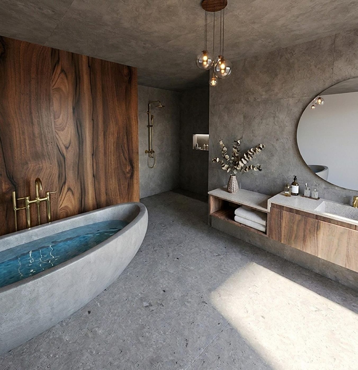 Mid-century bathroom