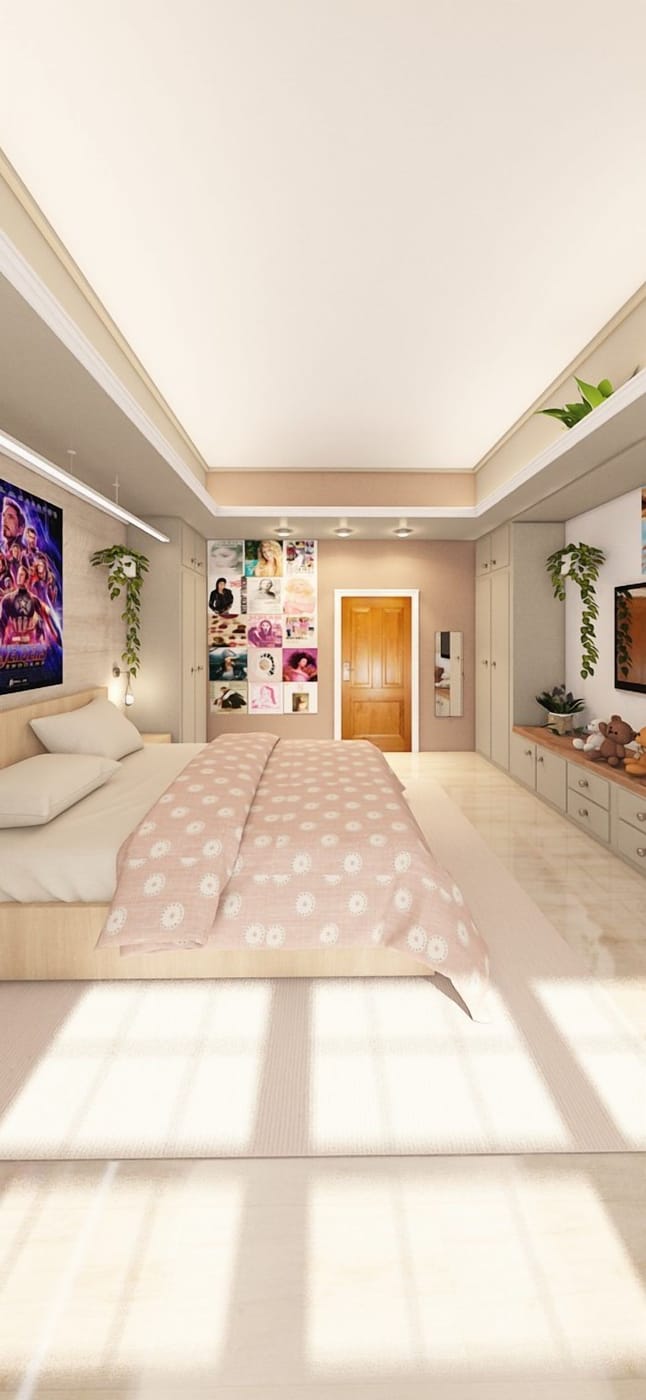 Mid-century bedroom