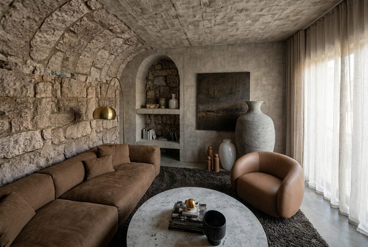 Industrial living room