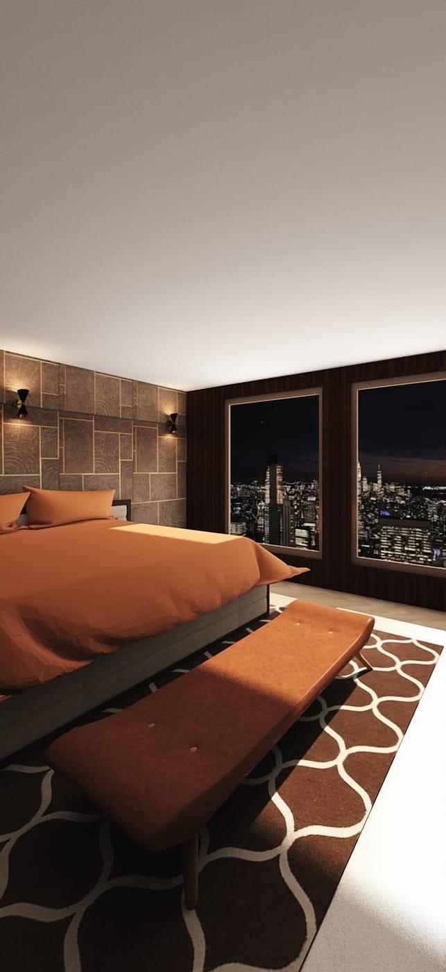 Contemporary bedroom