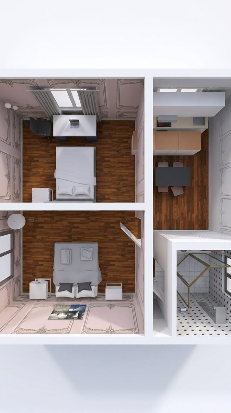 Traditional floor plan