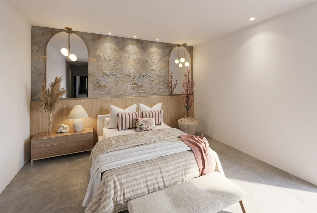 Wabi-sabi bedroom