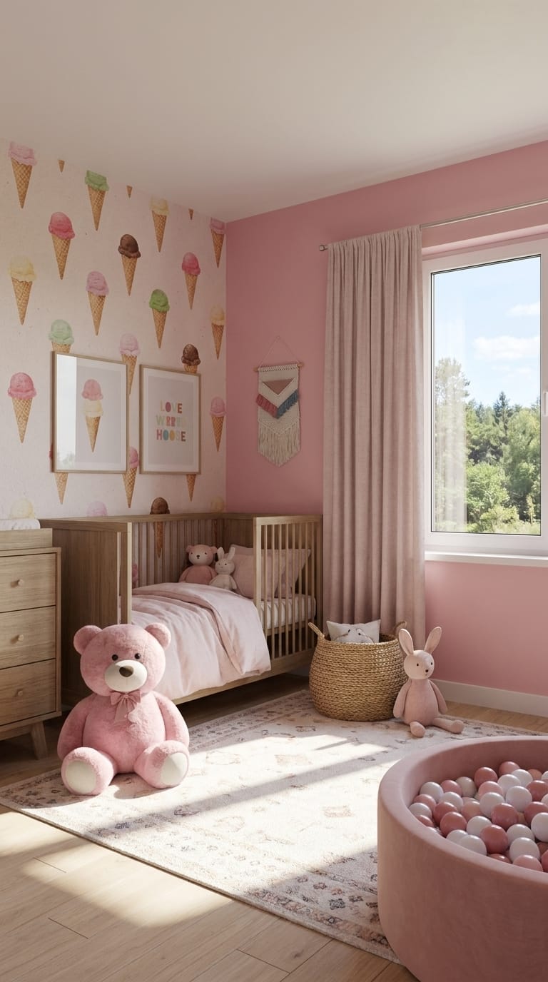 Boho kids room