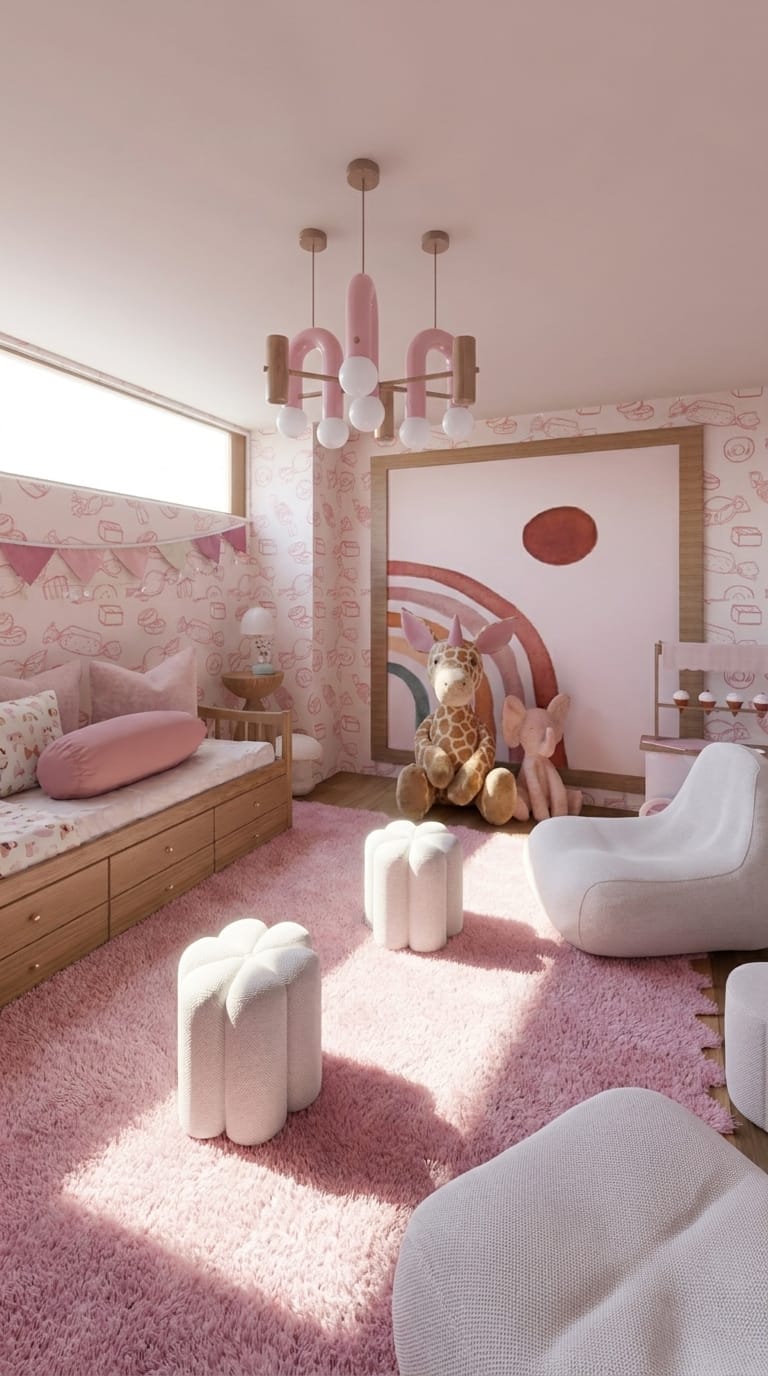 Boho kids room
