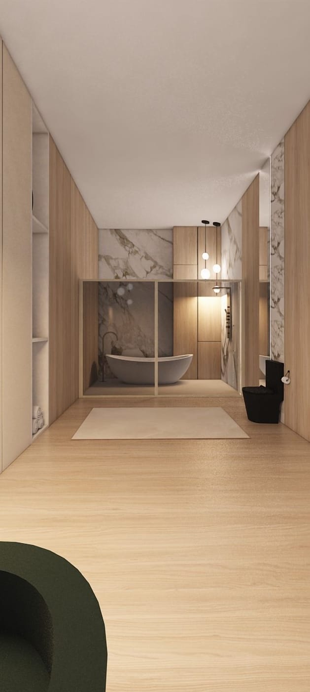 Traditional bathroom