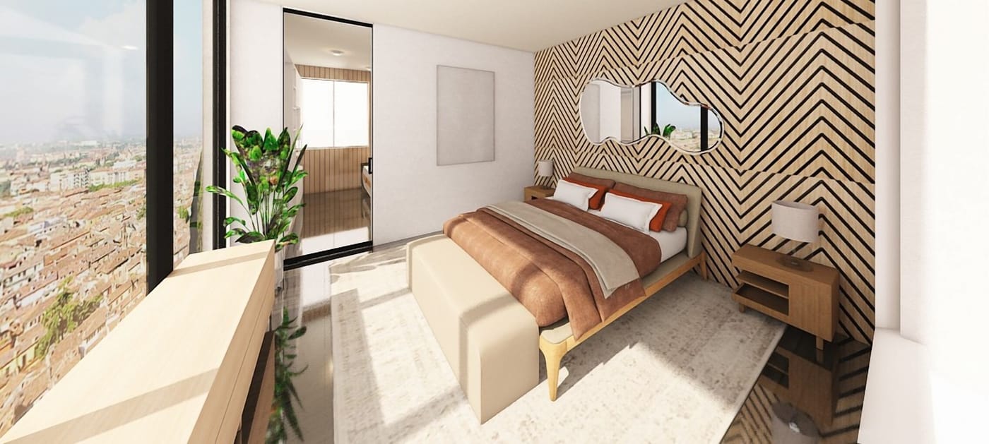 Traditional bedroom