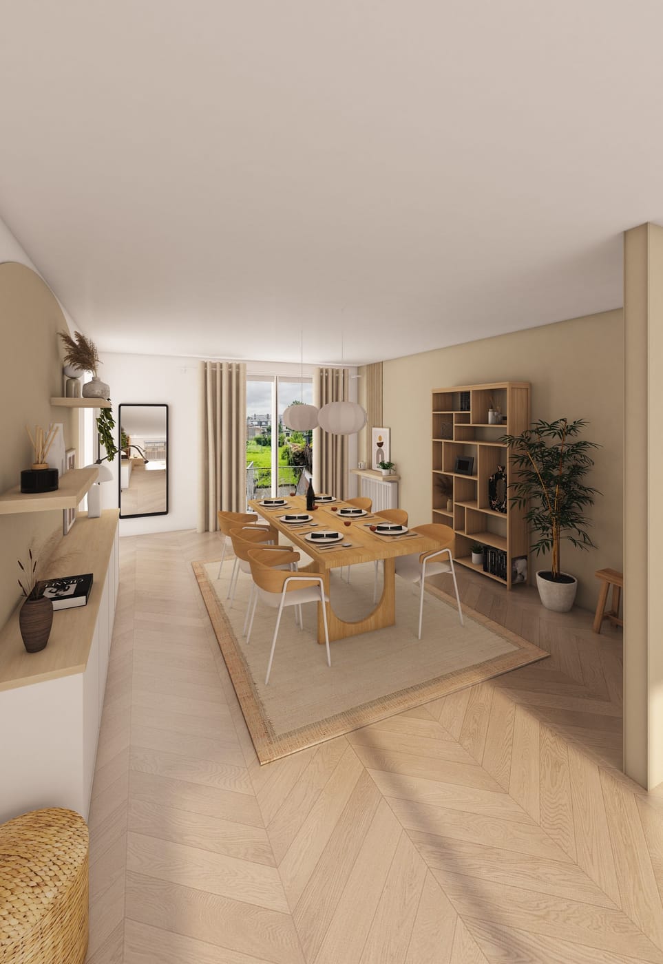 Traditional dining room