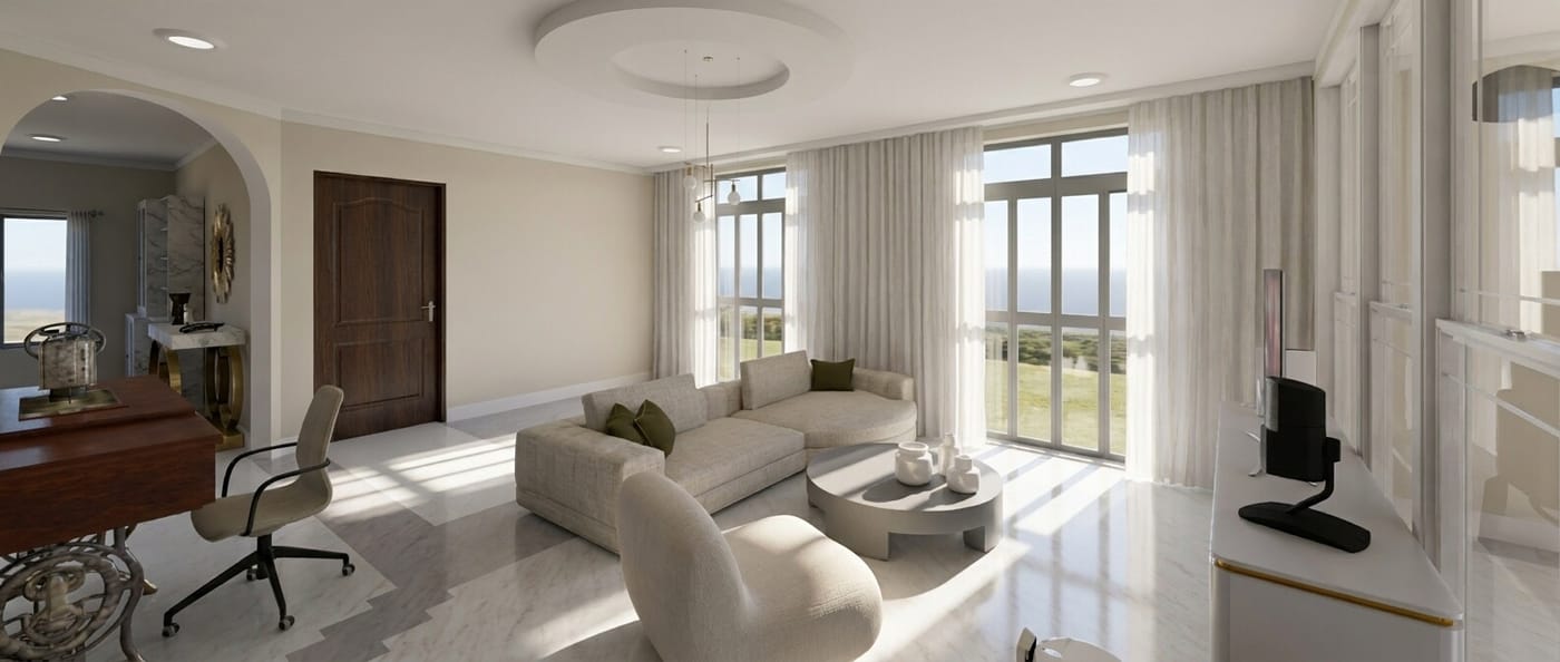 Contemporary living room