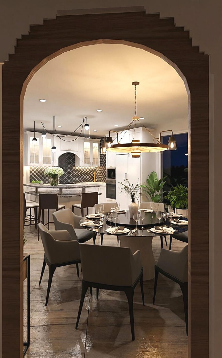 Contemporary dining room