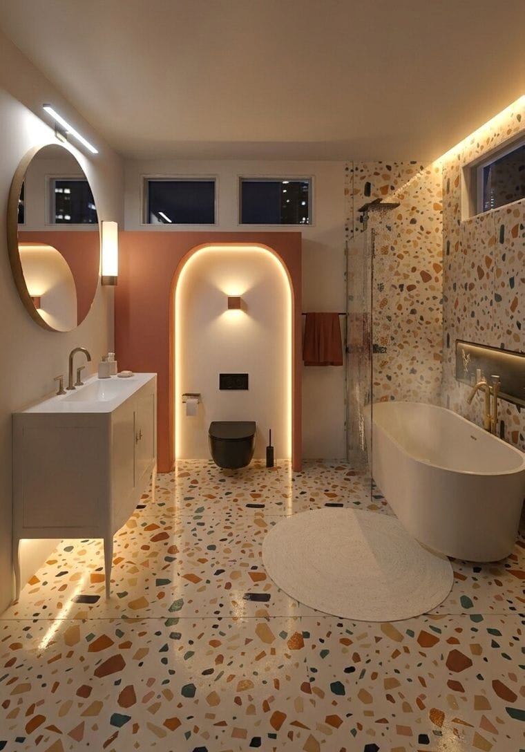 Mid-century bathroom