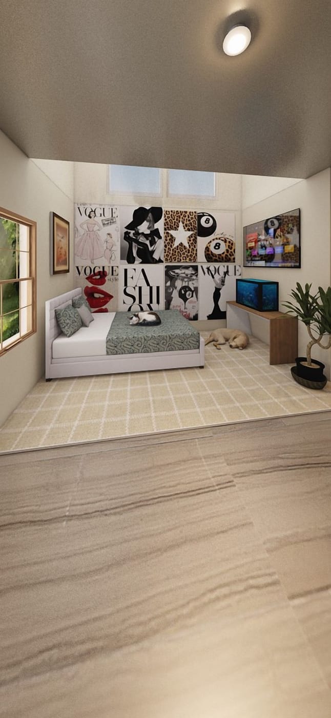 Traditional bedroom