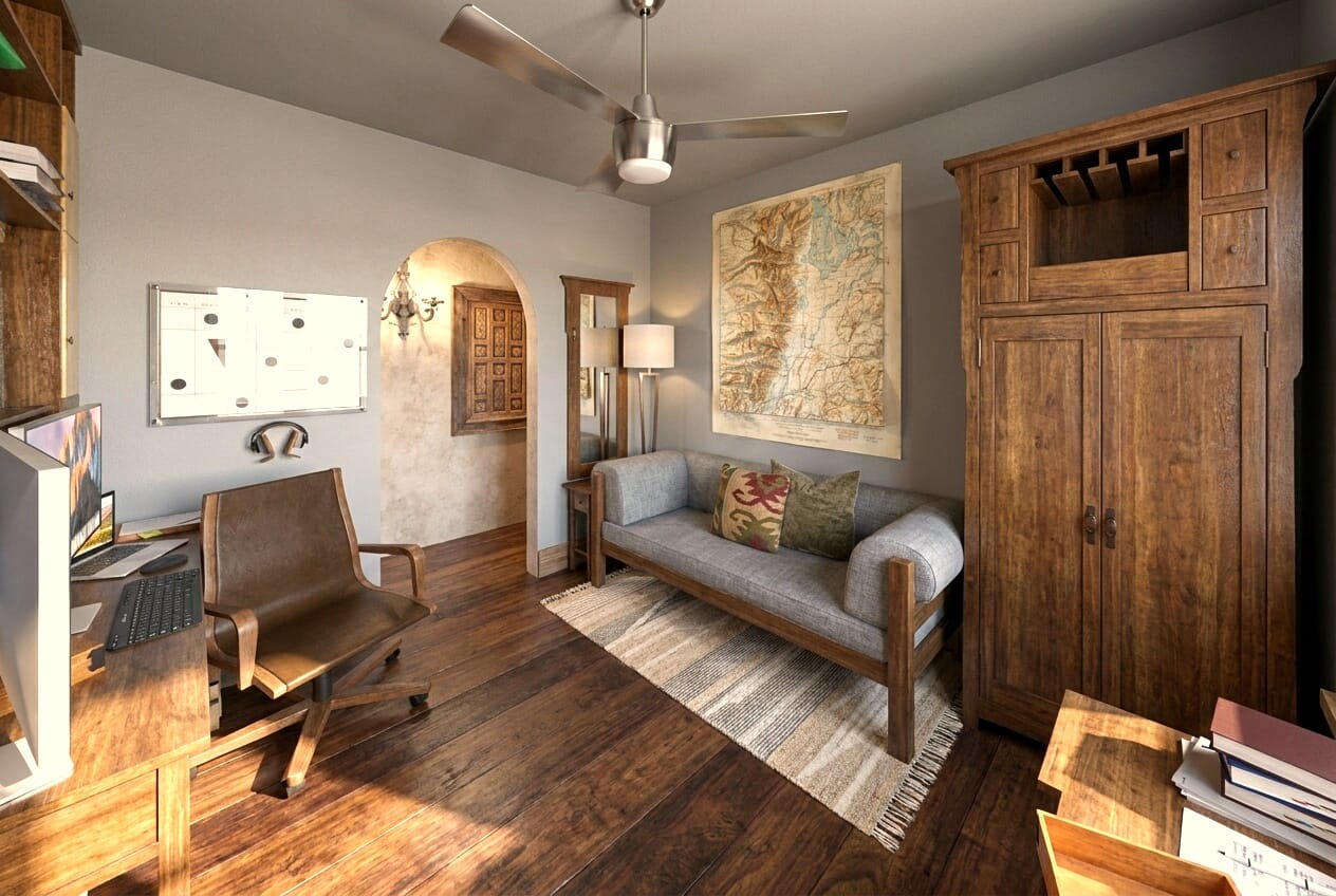 Farmhouse home office