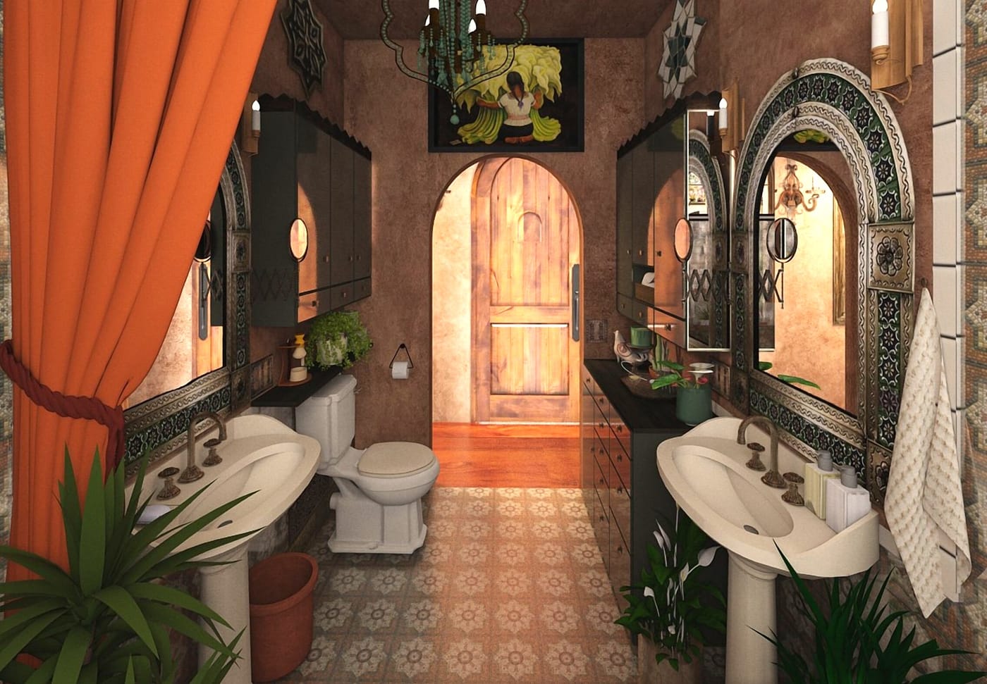 Traditional bathroom