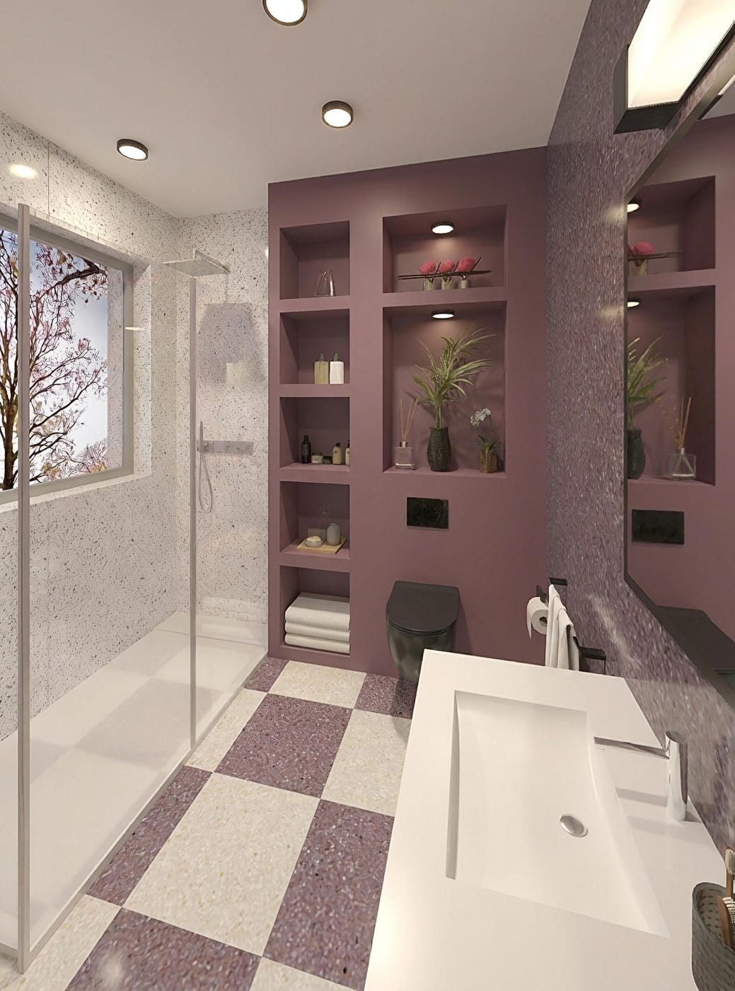 Contemporary bathroom