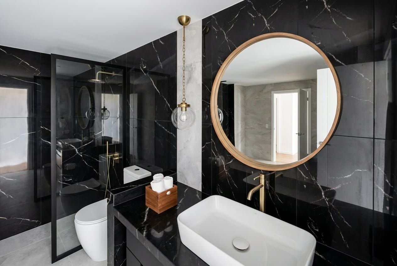 Mid-century bathroom