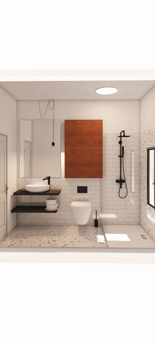 Mid-century bathroom