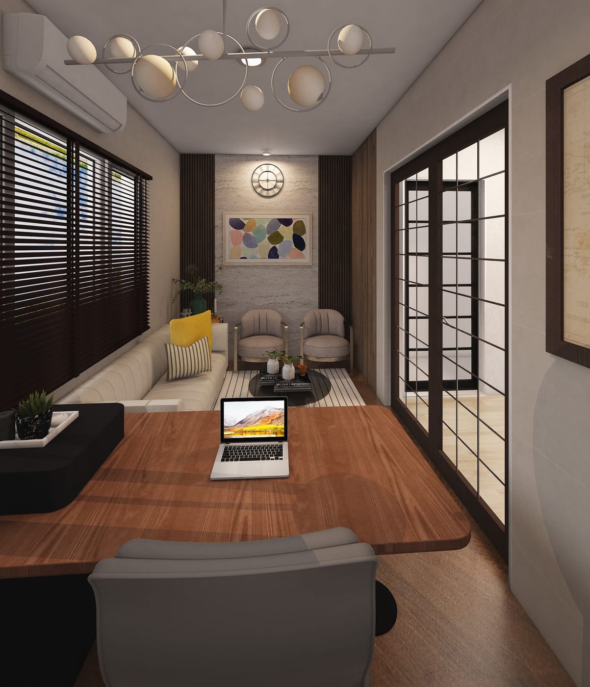 Contemporary floor plan