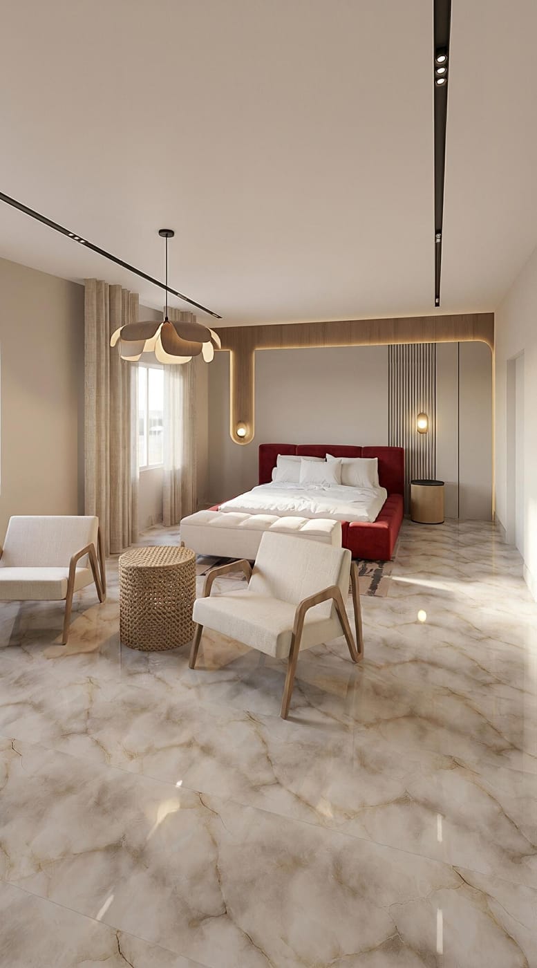 Contemporary bedroom
