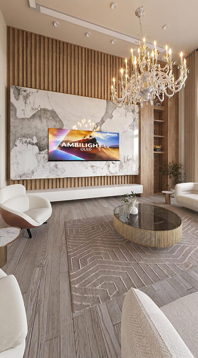 Mid-century living room