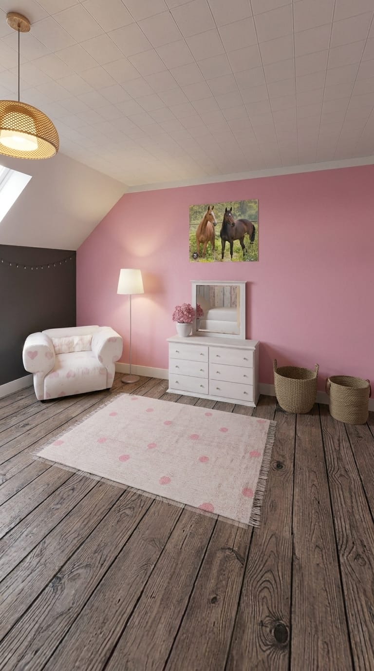 Boho kids room
