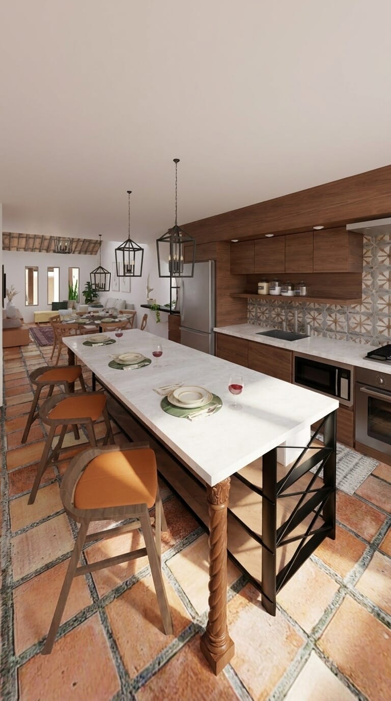 Southwestern kitchen