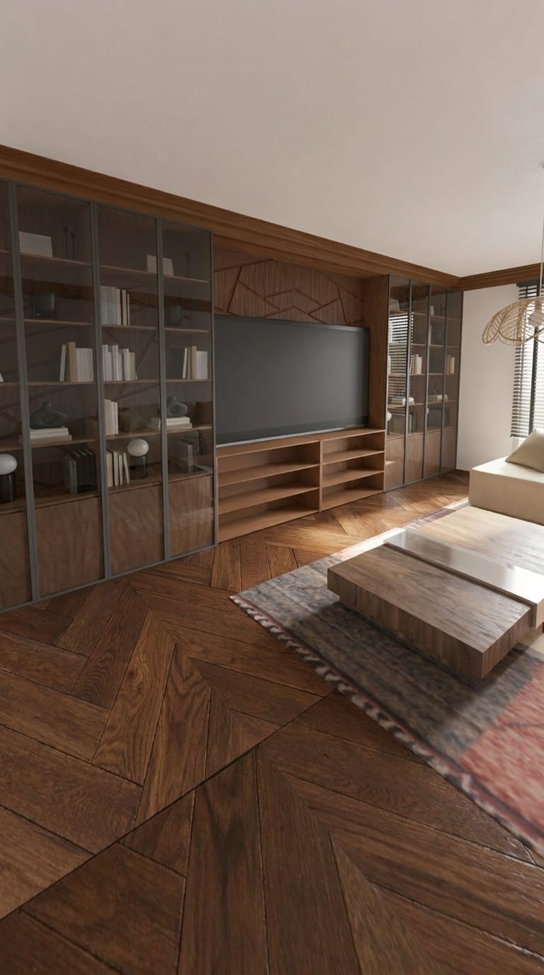 Mid-century living room