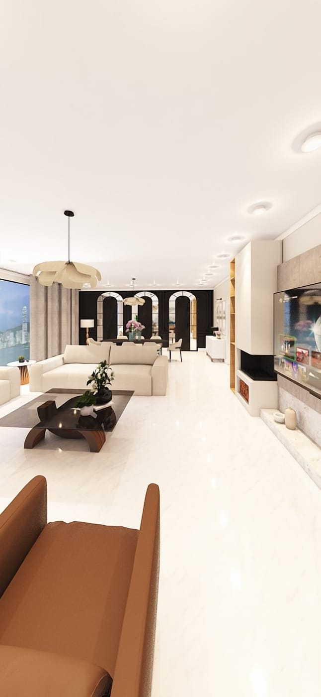 Mid-century living room