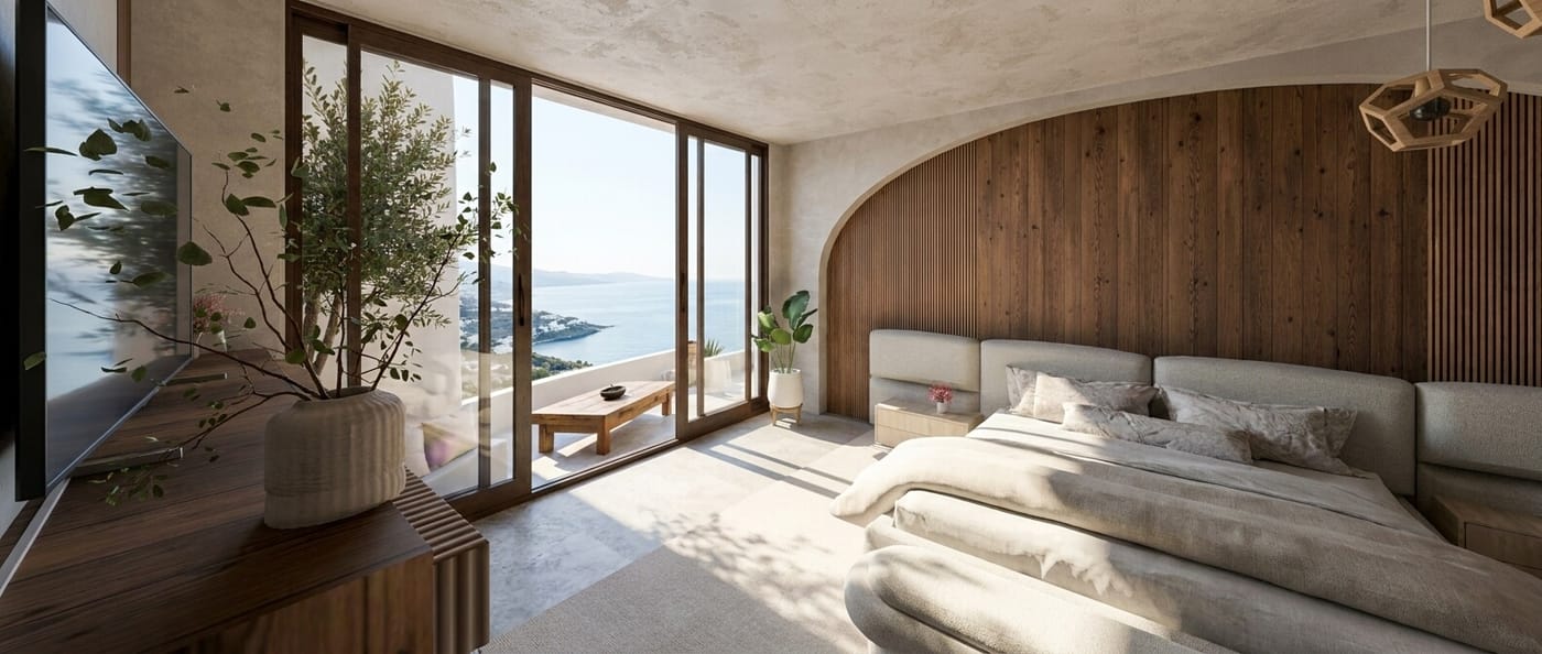 Mediterranean bedroom