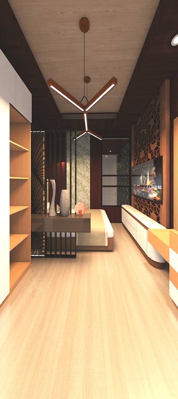 Mid-century bedroom