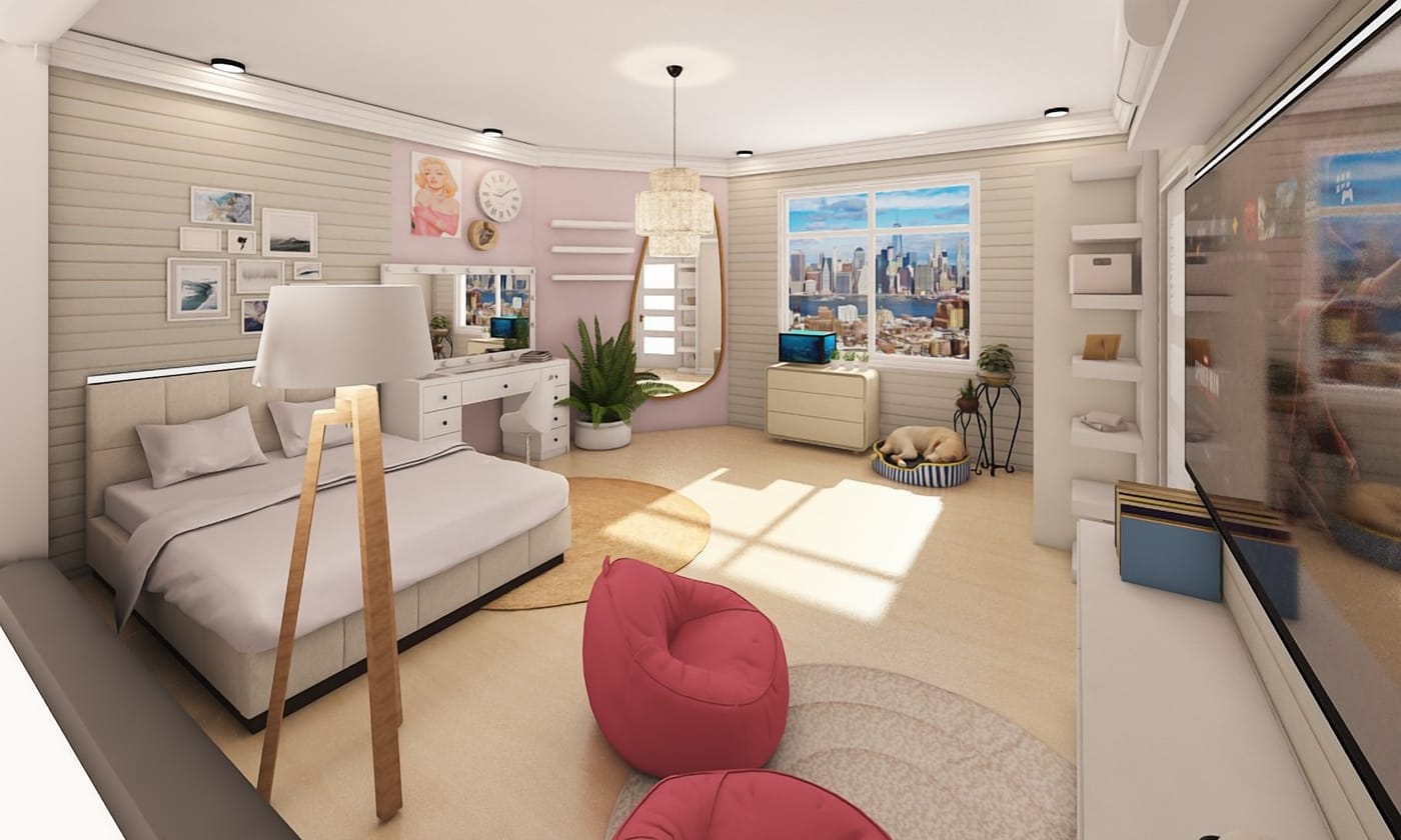 Scandinavian bedroom