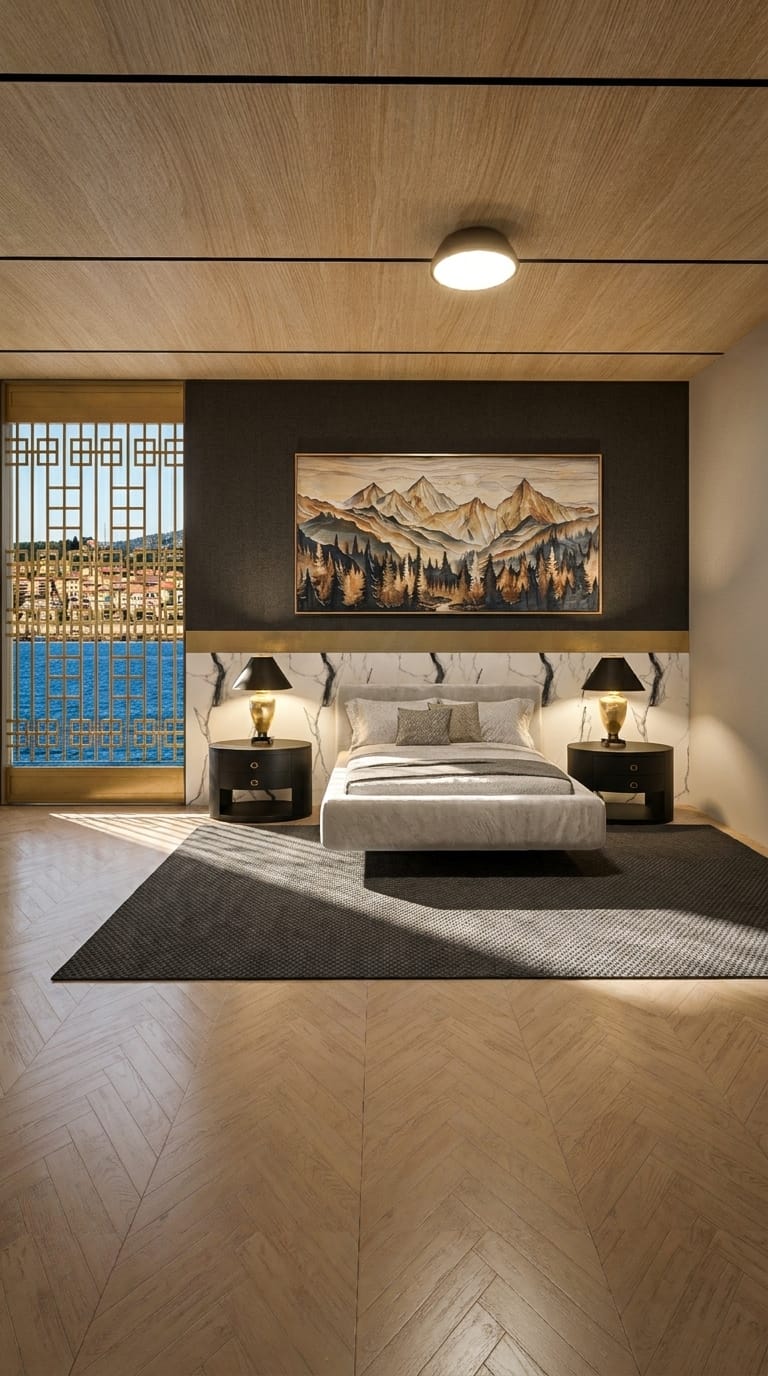 Mid-century bedroom