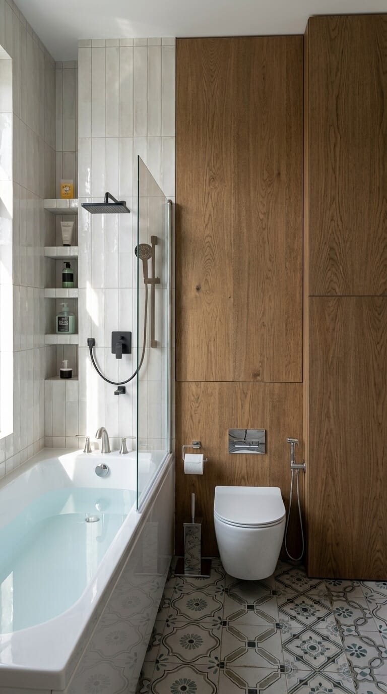 Mid-century bathroom