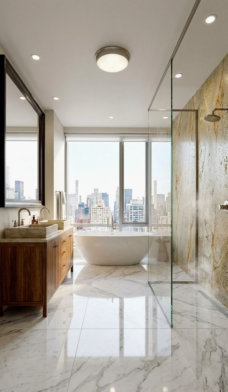 Contemporary bathroom