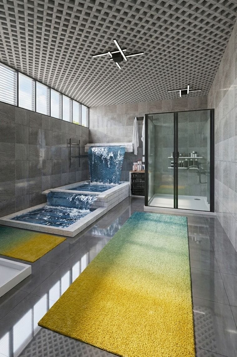 Mid-century bathroom