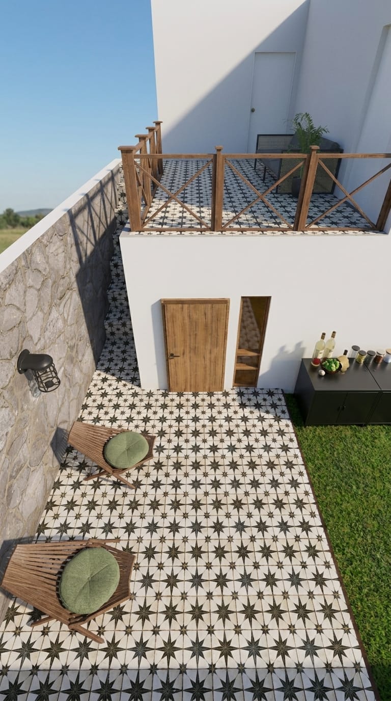 Mediterranean outdoor space