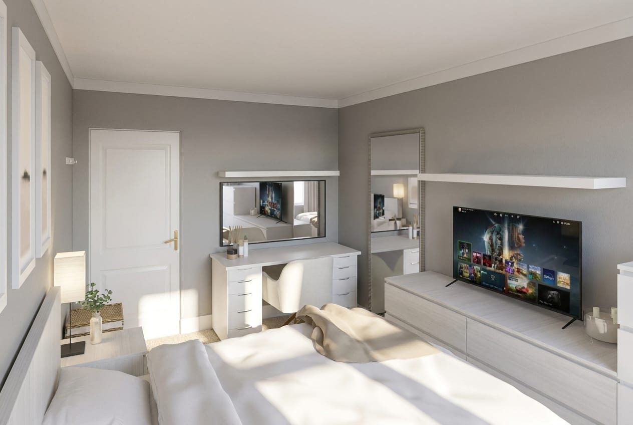 Contemporary bedroom