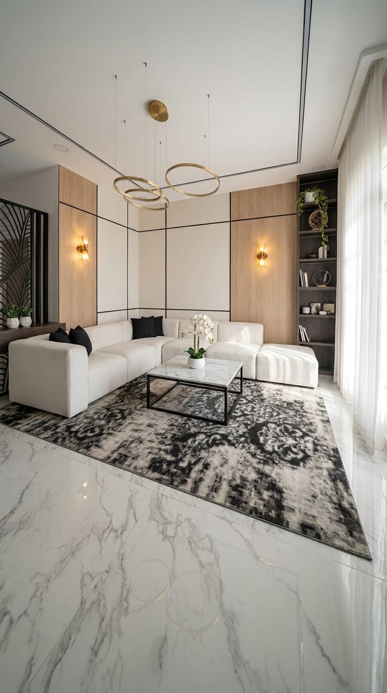 Mid-century living room