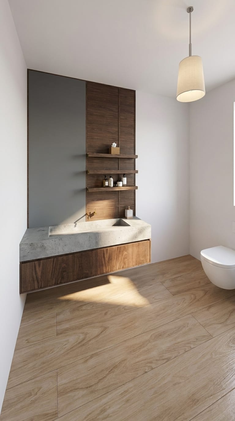 Mid-century bathroom