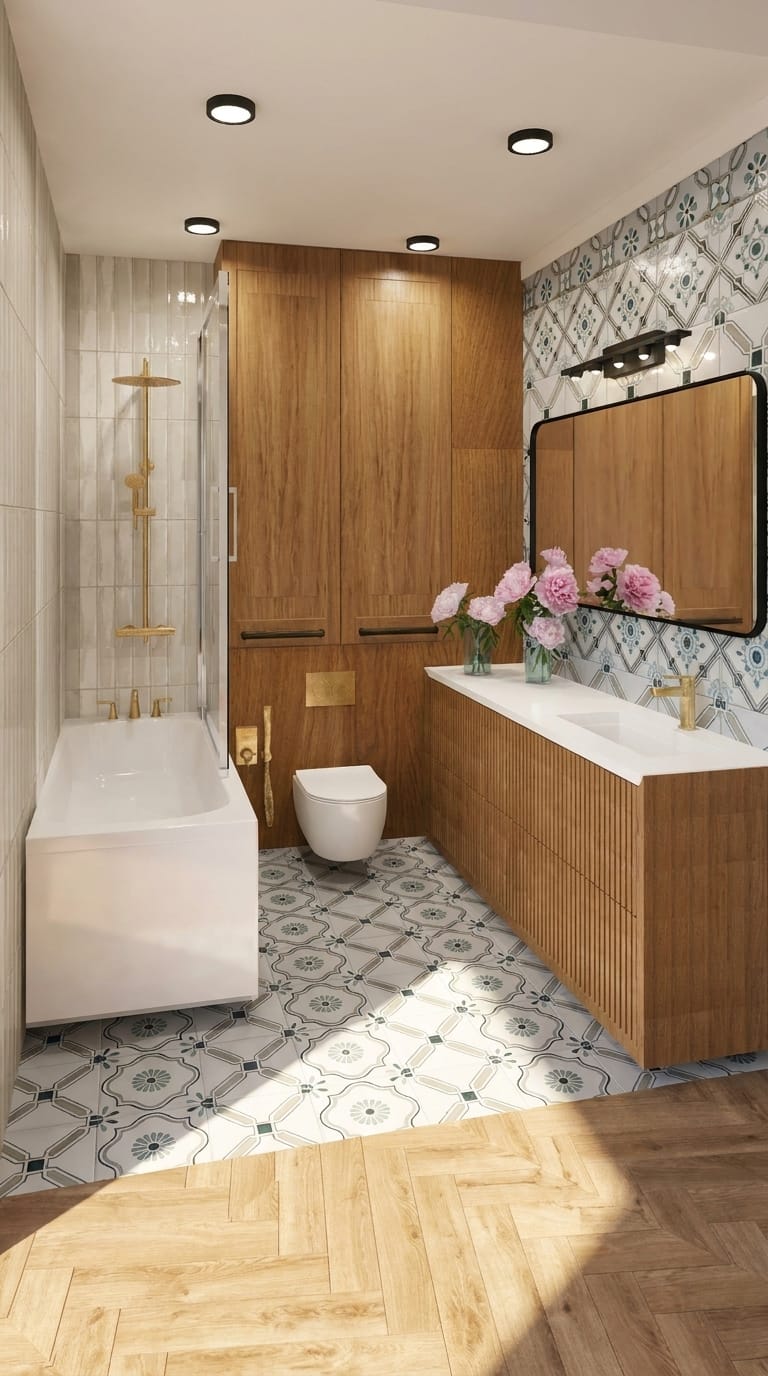 Contemporary bathroom